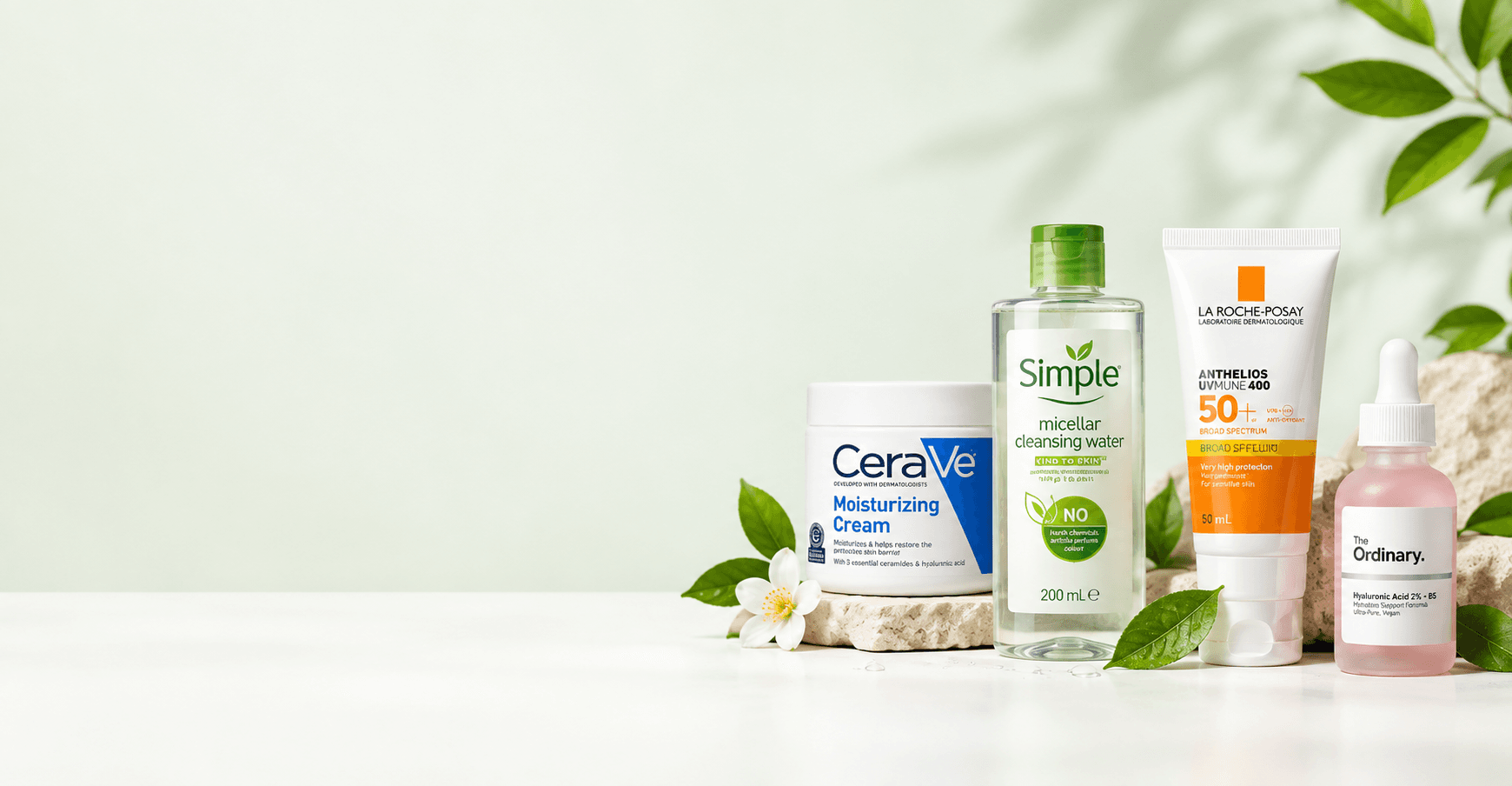 Cosmetics and skincare products